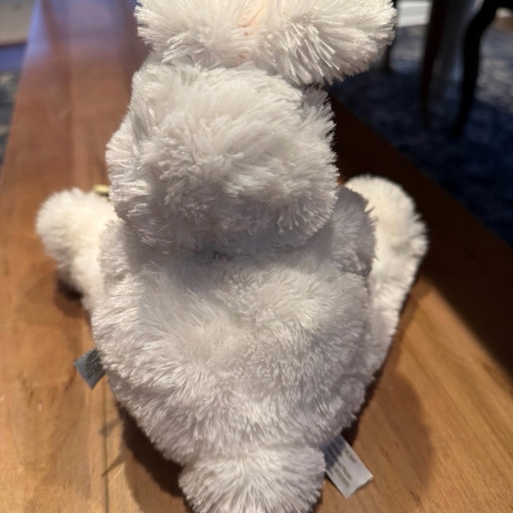 Bunnies by the bay plush shut bunny rabbit baby toy with shake rattle carrot - Picture 4 of 5